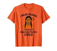 Je Porte de l'orange pour Chaque Jour de l'unité des Enfants amérindiens T-Shirt