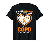 Je Porte de l'orange pour ma Belle-sœur Sensibilisation à la MPOC T-Shirt