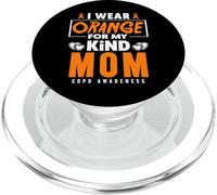 Je Porte de l'orange pour ma Maman Sensibilisation à la MPOC PopSockets PopGrip pour MagSafe