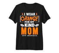 Je Porte de l'orange pour ma Maman Sensibilisation à la MPOC T-Shirt Haut de Gamme