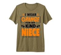 Je Porte de l'orange pour ma nièce, Une guerrière de la BPCO T-Shirt Haut de Gamme