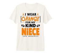 Je Porte de l'orange pour ma nièce, Une guerrière de la BPCO T-Shirt Haut de Gamme