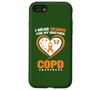 Je Porte de l'orange pour Mon frère Sensibilisation à la MPOC Coque pour iPhone SE (2020) / 7/8