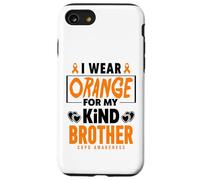 Je Porte de l'orange pour Mon frère, Un Guerrier de la BPCO, Sensibilisation à la MPOC Coque pour iPhone SE (2020) / 7/8