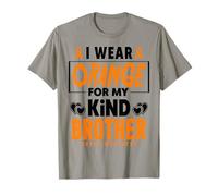 Je Porte de l'orange pour Mon frère, Un Guerrier de la BPCO, Sensibilisation à la MPOC T-Shirt