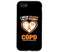 Je Porte de l'orange pour Mon Grand-père Sensibilisation à la MPOC Coque pour iPhone SE (2020) / 7/8