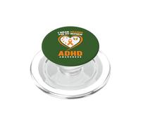 Je Porte de l'orange pour Mon Neveu Sensibilisation au TDAH PopSockets PopGrip pour MagSafe