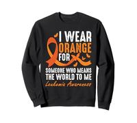 Je porte de l'orange pour quelqu'un qui représente tout pour moi Sweatshirt