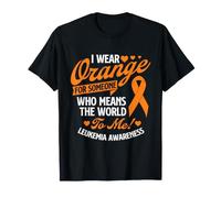Je Porte de l'orange pour Quelqu'un - Sensibilisation à la leucémie T-Shirt