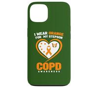 Je Porte de l'orange pour sensibiliser Mon Beau-Fils à la BPCO Coque pour iPhone 13