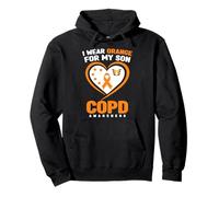 Je Porte de l'orange pour sensibiliser Mon Fils à la BPCO Sweat à Capuche