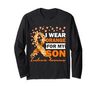 Je Porte de l'orange pour sensibiliser Mon Fils au Cancer de la leucémie Manche Longue