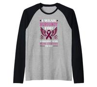 Je Porte des Ailes Bordeaux pour Quelqu'un Qui représente Tout pour Moi Manche Raglan