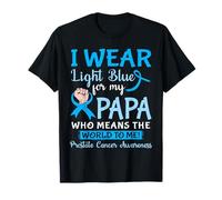 Je Porte du Bleu Clair Car Mon père Signifie Tout pour Moi, Prostate T-Shirt