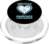 Je Porte du Bleu Clair pour Le Cancer de la Prostate de Mon Beau-frère PopSockets PopGrip pour MagSafe