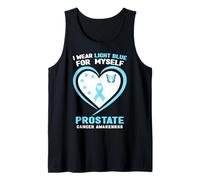 Je Porte du Bleu Clair pour Moi Sensibilisation au Cancer de la Prostate Débardeur