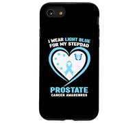 Je Porte du Bleu Clair pour sensibiliser Mon Beau-père au Cancer de la Prostate Coque pour iPhone SE (2020) / 7/8