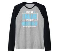 Je Porte du Bleu Clair pour sensibiliser Mon frère au Cancer de la Prostate Manche Raglan