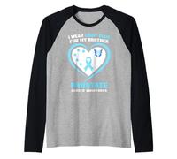 Je Porte du Bleu Clair pour sensibiliser Mon frère au Cancer de la Prostate Manche Raglan