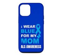 Je Porte du Bleu pour SENSIBILISER MA MÈRE À LA MALADIE Coque pour iPhone 12/12 Pro