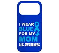 Je Porte du Bleu pour SENSIBILISER MA MÈRE À LA MALADIE Coque pour iPhone 17 Pro Max