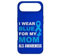 Je Porte du Bleu pour SENSIBILISER MA MÈRE À LA MALADIE Coque pour iPhone Air