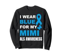 JE PORTE DU BLEU POUR SENSIBILISER MA MIMI À LA Sweatshirt