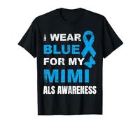 JE PORTE DU BLEU POUR SENSIBILISER MA MIMI À LA T-Shirt
