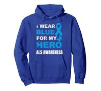 Je Porte du Bleu pour SENSIBILISER Mon HÉROS À LA MALADIE Sweat à Capuche