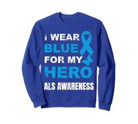 Je Porte du Bleu pour SENSIBILISER Mon HÉROS À LA MALADIE Sweatshirt