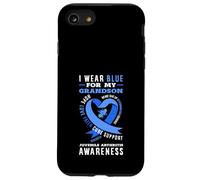 Je Porte du Bleu pour sensibiliser Mon Petit-Fils à l'arthrite juvénile Coque pour iPhone SE (2020) / 7/8