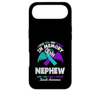 Je Porte du Bleu Sarcelle et du Violet à la mémoire de Mon Neveu Coque pour iPhone Air