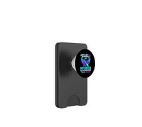 Je Porte du Bleu Sarcelle et du Violet pour prévenir Le Suicide de ma sœur PopSockets PopWallet pour MagSafe