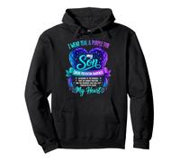 Je Porte du Bleu Sarcelle et du Violet pour prévenir Le Suicide de Mon Fils Sweat à Capuche