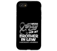 Je Porte du Gris pour la Sensibilisation à la maladie de Parkinson de Mon Beau-frère Coque pour iPhone SE (2020) / 7/8