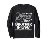 Je Porte du Gris pour la Sensibilisation à la maladie de Parkinson de Mon Beau-frère Manche Longue