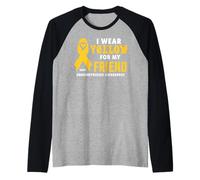 Je Porte du Jaune pour Mon ami Endo Awareness Manche Raglan
