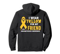 Je Porte du Jaune pour Mon ami Endo Awareness Sweat à Capuche