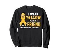 Je Porte du Jaune pour Mon ami Endo Awareness Sweatshirt