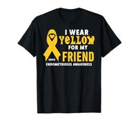 Je Porte du Jaune pour Mon ami Endo Awareness T-Shirt