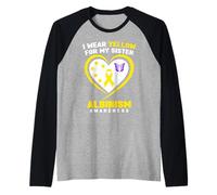 Je Porte du Jaune pour sensibiliser ma sœur à l'albinisme Manche Raglan