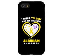 Je Porte du Jaune pour sensibiliser Mon frère à l'albinisme Coque pour iPhone SE (2020) / 7/8
