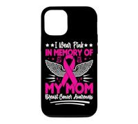 Je Porte du Rose en Souvenir de la Sensibilisation au Cancer du Sein de ma mère Coque pour iPhone 12/12 Pro