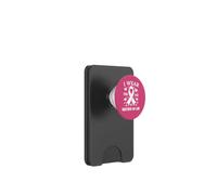 Je Porte du Rose pour la Sensibilisation au Cancer de Mon Beau-frère PopSockets PopWallet pour MagSafe