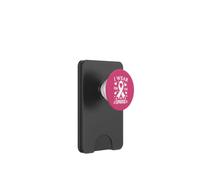 Je Porte du Rose pour la Sensibilisation au Cancer de Mon conjoint PopSockets PopWallet pour MagSafe