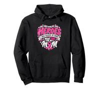 Je Porte du Rose pour Le Cancer du Sein de ma mère Ma mère est Mon héros Sweat à Capuche