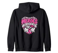 Je Porte du Rose pour Le Cancer du Sein de ma mère Ma mère est Mon héros Sweat à Capuche