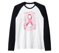 Je Porte du Rose pour Le Soutien de Sensibilisation au Cancer de ma Tante Manche Raglan