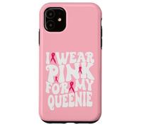 Je Porte du Rose pour Les Enfants de My Queenie Breast Cancer Awareness Coque pour iPhone 11
