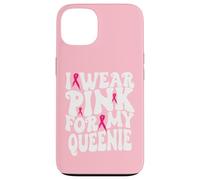 Je Porte du Rose pour Les Enfants de My Queenie Breast Cancer Awareness Coque pour iPhone 13